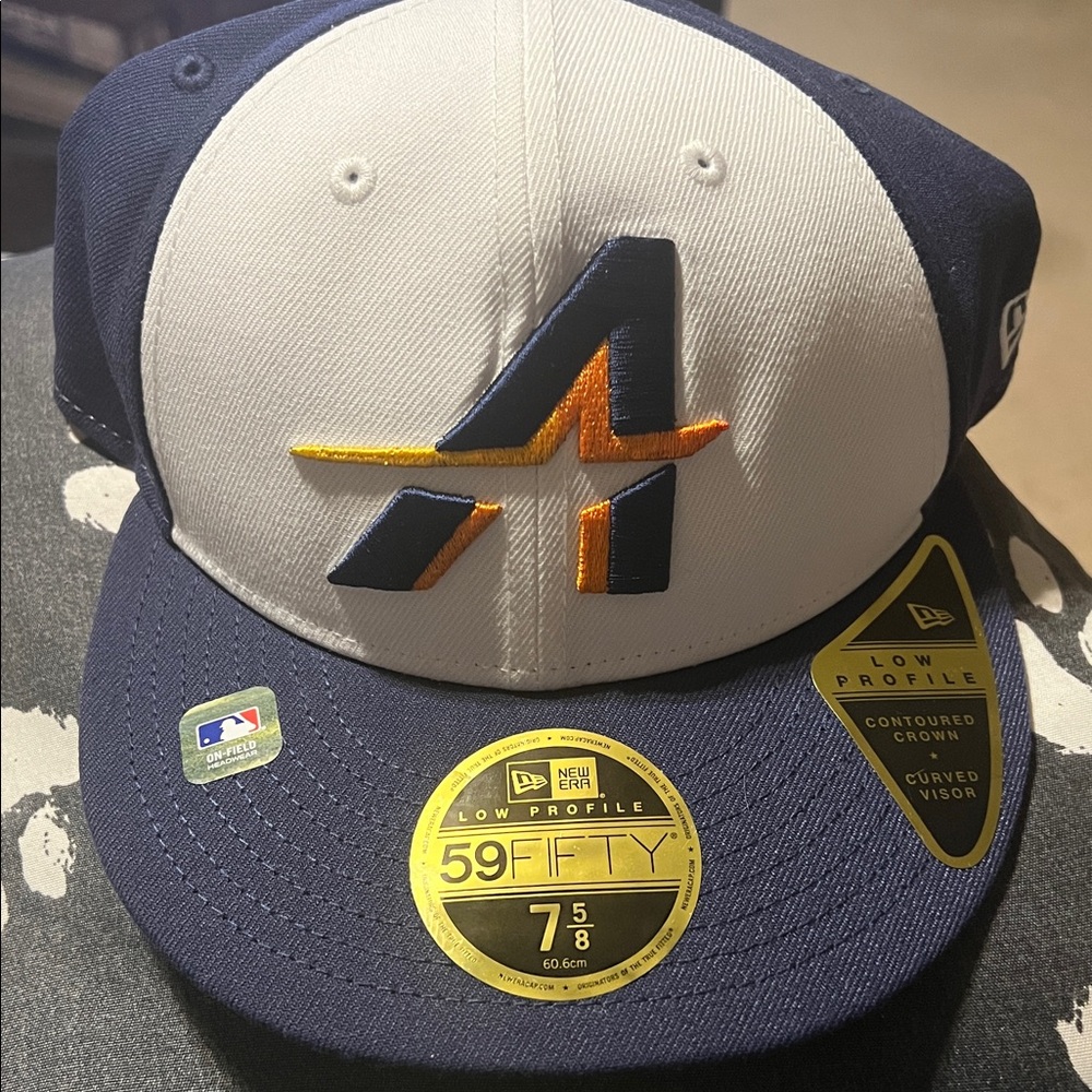 NWT Houston Astros New Era 2025 City Connect Low Profile 59FIFTY Fitted Hat